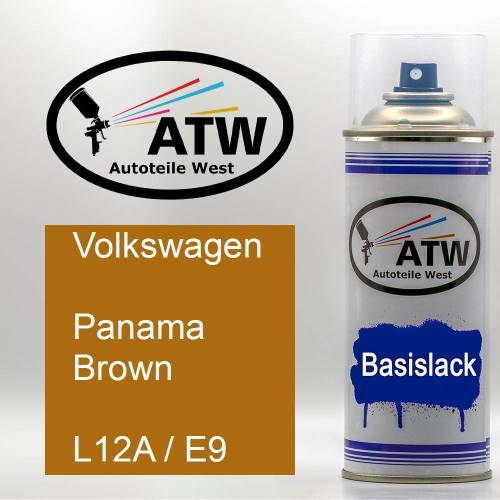 Volkswagen, Panama Brown, L12A / E9: 400ml Sprühdose, von ATW Autoteile West.